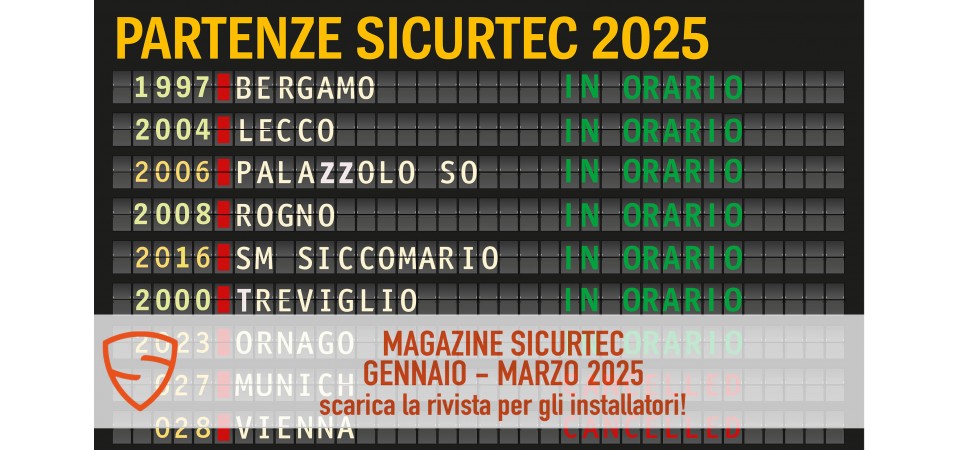 _Magazine Sicurtec Gennaio Febbraio Marzo 2025: scarica la rivista per l'installatore 